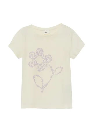 s.Oliver - T-Shirt creme - Gr. - 98