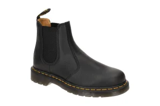 Dr. Martens 31989001 DrM2976 Schwarze Chelsea-Boots Stiefelette mit gelber Naht