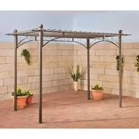 CLP Rosenbogen Ulpgar Eisen, begrünbares Terrassendach, Landhausstil