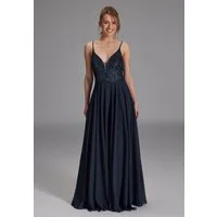 Hey Kyla Abendkleid - Abendkleid aus Materialmix Taillierter Schnitt mit ausgestelltem Rockteil