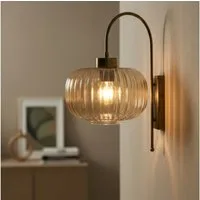 Bamyum Wandleuchte Mola Vintage Glas Wandleuchte, ohne Leuchtmittel