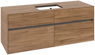 Villeroy & Boch Waschtischunterschrank Collaro C11600 1400x548x500mm Kansas Oak C11600RH