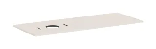 Hansgrohe Konsole Xilesa E 1375x550mm m.Ausschnitt li.Aufsatzwasch.o.Hl Sandbeige matt, 54278780 54278780