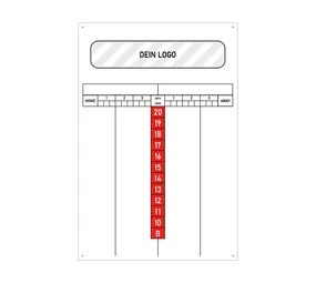 Scoreboard mit Wunschdruck 40 x 60 cm