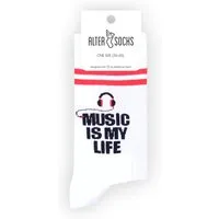 AlterSocks Freizeitsocken Lustige Socken Musik Socken Damen & Herren Unisex Größe 36 – 45 (1 Paar)