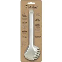 LindenBerg Nudelzange Spaghettizange Servierzange 23 cm, Pastazange Gebäckzange, Spaghetti Zange - Küchenzange aus Edelstahl - Küchenhelfer