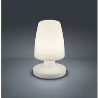 Reality Leuchten LED Außen-Tischleuchte Dora, USB-Anschluss mit Ladefunktion, LED fest integriert, Warmweiß, LED Aussen-Tischlampe mit Akku, IP44, inkl. USB-Ladekabel