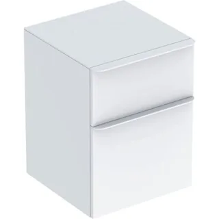 Geberit Smyle Square Seitenschrank mit zwei Schubladen, 45x60x47cm, weiß, 500357001 500357001