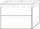 Sanipa Waschtischunterbau mit Auszügen 3way BP4981V