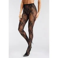 Buffalo Netzstrumpfhose gemustert Damen Strumpfhose feines weiches Material (Packung 1 St. Bis Gr. 44/46) im angesagten Design