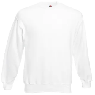 Fruit of the Loom - "Classic 80/20" Sweatshirt für Herren (Weiß)