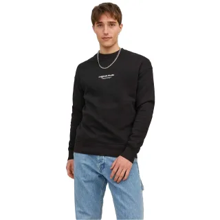 Jack And Jones - Sweatshirt für Herren, Rundhalsausschnitt, leger (Schwarz)