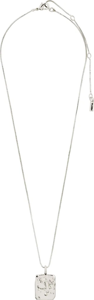 pilgrim - KINDNESS recycled square coin necklace silver - Gr. - OS