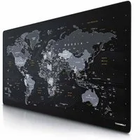 Titanwolf Gaming Mauspad XXXL Speed Mousepad 1200 x 600 x 3 mm, große Tischunterlage, rutschfest, abwaschbar, Geschwindigkeit & Präzision, Wolf Global