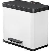 Hailo Mülleimer Öko duo Plus L, 26 l, Stahlblech o. Edelstahl, Kunststoff Inneneimer, Made in Germany