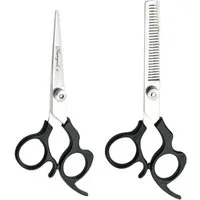 Haryali London Haarschere Friseur-Friseurschere und Friseur-Effilierschere-Set 15.2 cm, (2 in 1, 2-tlg., 1x Effilierschere, 1x Schneideschere), Professionelles Friseurscheren-Set