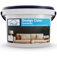 plid Wandfarbe Wandfarbe Matte 2.5L für ca. 18m² - Bunte Wand Designcolor Innenfarbe, Hochdeckend, Geruchsarm, Schnelltrocken