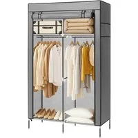 Youyijia Kleiderschrank Faltbarer Stoffkleiderschrank – Textilschrank Mit Reißverschluss
