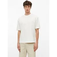 s.Oliver Kurzarmshirt T-Shirt Baumwoll-T-Shirt mit Rippstruktur im Modern Fit