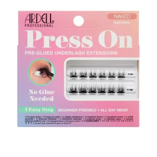 Ardell Press On Vorgeklebte Wimpernverlängerungen #naked Natural 12 Stück