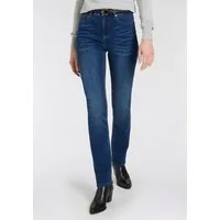 Arizona Gerade Jeans Ultra-Stretch Used-Look-Waschung
