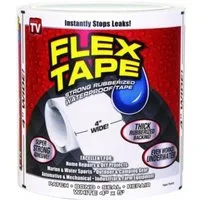 LA CUTE Dichtband Flex Tape - Wasserdichtes Klebeband für vielseitige Anwendungen (Einzelnes Klebeband für universelle Anwendungen., Inhalt: 1 Rolle Klebeband, 152 cm x 10 cm in schwarz) Wasserdicht, UV-beständig, flexibel und temperaturbeständig.