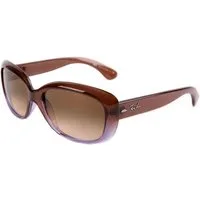 Ray-Ban Sonnenbrille Ray-Ban Jackie Ohh RB4101 860/51 58 Brown Lilac Light Brown Brown