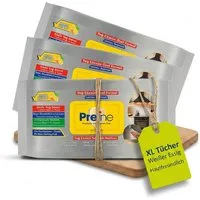 Preline Fettlöser Tücher XL - Für Küche & Herd - Starke Einwegputztücher Reinigungstücher (Packung, 3-tlg., 60 Stück)