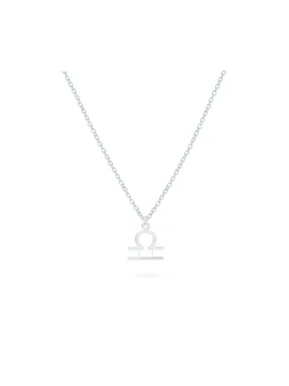 BEKA&BELL Anhänger mit Kette 925-Sterling Silber Glänzend 42cm Waage