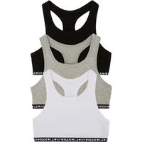 bonprix Bustier (Packung, 3-tlg) mit breiten Trägern, mit breitem Gummiband unter der Brust