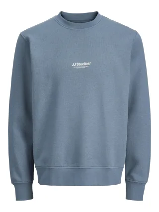 JACK&JONES - JJESOHO SWEAT CREW NECK NOOS Blue Mirage - Gr. - S