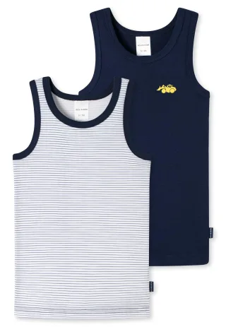 SCHIESSER - 2PACK Hemd 0/0 sortiert 6 - Gr. - 98