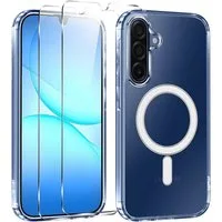 SmartUP Smartphone-Hülle + 2X Schutzglas für Samsung Galaxy A17 5G Panzerfolie MagSafe Case 9H 6,6 Zoll, MagSafe-Technologie
