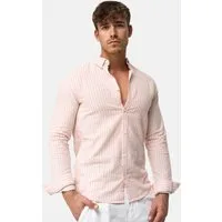 Indicode Langarmhemd Herren Brayden Herrenhemd Langarm mit Button-Down-Kragen