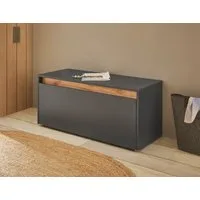 Home affaire Schuhbank GiRON/CiTY, Garderobenbank mit Klappe, Sitzbank in vier Farben, viel Stauraum, Platz für ca. 8 Paar Schuhe, 100 cm breit