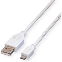 VALUE USB 2.0 Kabel USB-Kabel, USB 2.0 Typ A Männlich (Stecker), USB 2.0 Typ Micro B Männlich (Stecker) (300.0 cm), USB A ST - Micro USB B ST
