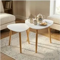 SCENA LIVING Couchtisch 2er-Set Couchtische BINI in verschiedenen Größen