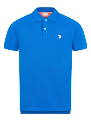 U.S. Polo Assn. Herren Poloshirt aus Baumwolle in Piqué-Optik