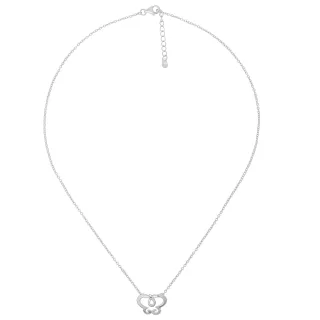 Orphelia 'Joya' Damen-Kette mit Anhänger aus 925er Sterlingsilber – Silber ZH-7088