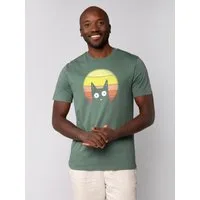 wat? Apparel T-Shirt Sunset Cat