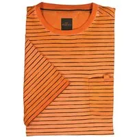 Engbers T-Shirt Herren T-Shirt gestreift, Orange