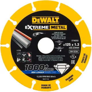 DEWALT EXTREME Metall Diamanttrennscheibe - DT40252-QZ