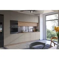 ROYAL24_MARKT Küchenzeile K18-G400 - Nexa - Luxuriöses Design mit perfekter Aufbewahrung, (Komplett Set), Premium - Modern - Exzellent.