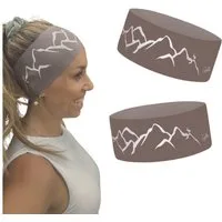 Gipfelgaudi Stirnband Outdoor Stirnband Atmungsaktiv & rutschfest, Ideal für Sport, Outdoor angenehmes und weiches Material für 100% Tragekomfort, elastisch