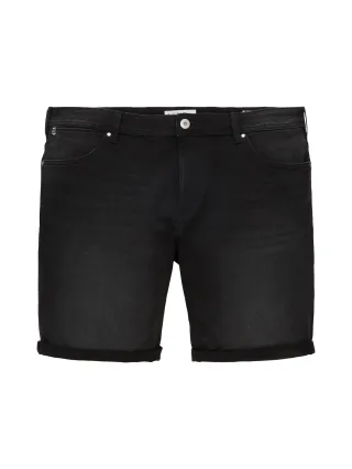 Tom Tailor - Plus Size - Jeansshorts dark stone black black denim - Gr. - 40