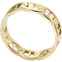 Fossil Fingerring Schmuck Geschenk Edelstahl Ring Heritage D-Link