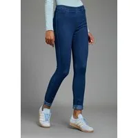 Arizona Jeansjeggings im 4 Way Stretch, Quer- und Längselastisch, Skinny Skinny Fit, extra enge Beinform, normale Leibhöhe, unifarbene Optik