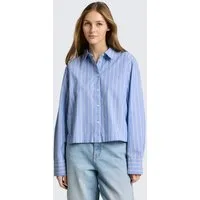 TOM TAILOR Denim Langarmbluse Blusen & Shirts Boxy Fit Hemdbluse aus Baumwolle