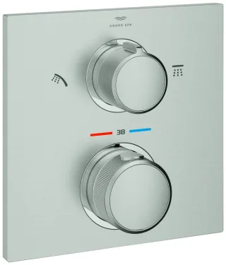 GROHE Thermostat-Brausebatterie Allure 29181_2 FMS für Rapido SmartBox supersteel, 29181DC2 29181DC2