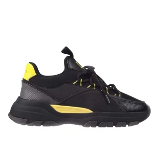 Lavair - "Creator Evo" Sneaker für Herren, Wildleder (Schwarz/Gelb)